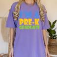 Kids Pre-K Graduate Shirt For Graduation 2018 Women's Comfort Colors T-Shirt Violet