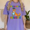 Kids Preschool Graduate Dinosaur Trex Preschool Graduation Women's Comfort Colors T-Shirt Violet