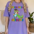 Kids Preschool Graduate T-Rex Dinosaur Preschool Graduation Women's Comfort Colors T-Shirt Violet
