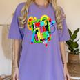 Kids Teens Graduation I Heart My Teachers I Love My Teachers Women's Comfort Colors T-Shirt Violet