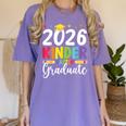 Kindergarten Graduate 2026 Preschool Graduation Kid Boy Girl Women's Comfort Colors T-Shirt Violet