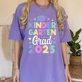 Kindergarten Graduation Kindergarten Grad Kid Girl Boy 2025 Women's Comfort Colors T-Shirt Violet