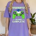 Kindergarten Graduation Level Complete Gamer Class 2024 Kids Women's Comfort Colors T-Shirt Violet