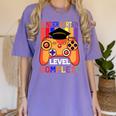 Kindergarten Graduation Level Complete Gamer Graduation Kids Women's Comfort Colors T-Shirt Violet