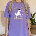 Kindergarten Graduation Shirt 2019 Dinosaur Graduate Party Women's Comfort Colors T-Shirt Violet
