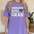 Kindergarten Graduation Shirt Boys Girls Graduate Women's Comfort Colors T-Shirt Violet