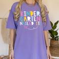 KINDERGARTEN Graduation TShirt 2018 Last Day Of School Women's Comfort Colors T-Shirt Violet