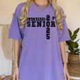 Lacrosse Senior Night Lacrosse Senior 2025 Graduation 29 Women's Comfort Colors T-Shirt Violet