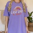 Last Day Of School Shirt For Teacher Kids Student Graduation Women's Comfort Colors T-Shirt Violet