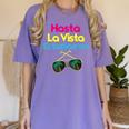 Last Day Of School Spanish Teacher Graduation T-Shirt Women's Comfort Colors T-Shirt Violet