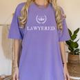 Lawyer Shirt LAWYERED Law Student Graduation Women's Comfort Colors T-Shirt Violet
