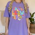 LCSW Grad Social Worker Graduation In My LCSW Era Women's Comfort Colors T-Shirt Violet