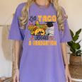Let's Taco Bout A Graduation Graduation Party Women's Comfort Colors T-Shirt Violet