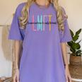 Licensed Marriage And Family Therapist LMFT Graduation Women's Comfort Colors T-Shirt Violet