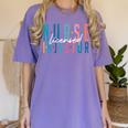 Licensed Nurse Injector Graduation Nurse Injector Women's Comfort Colors T-Shirt Violet