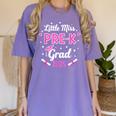 Little Miss Pre-K Grad 2025 Coquette Preschool Graduation Women's Comfort Colors T-Shirt Violet