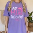 Little Miss Pre-K Grad Preschool Prek Graduation 2025 Women's Comfort Colors T-Shirt Violet