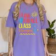 I Love You All Class Dismissed Teacher School Graduation Men Women Girls Kids Women's Comfort Colors T-Shirt Violet