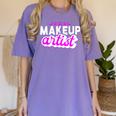 Makeup Artist Beauty Cosmetologist Graduation T-Shirt Women's Comfort Colors T-Shirt Violet