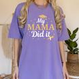My Mama Did It Proud Class Senior Graduate Graduation Women's Comfort Colors T-Shirt Violet
