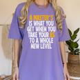 Master Degree When You Take Bs To New Level Graduation Premium Women's Comfort Colors T-Shirt Violet
