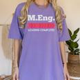 Master Of Engineering Engineer Master Graduation Women's Comfort Colors T-Shirt Violet