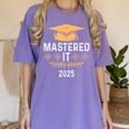 Mastered It 2025 Masters Degree Graduation Graduate Mba Women's Comfort Colors T-Shirt Violet