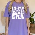 In My Master's Degree Era Graduation Master Degree Women's Comfort Colors T-Shirt Violet