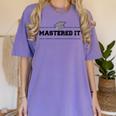 Masters Degree Graduation For Graduates Him Her Grads Women's Comfort Colors T-Shirt Violet
