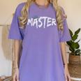 Masters Degree Master Graduation Graduate School Women's Comfort Colors T-Shirt Violet