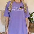 Masters Graduation My Daughter Mastered It T-Shirt Women's Comfort Colors T-Shirt Violet
