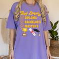 Master's Thesis Passed Goal Digger Master's Graduation Women's Comfort Colors T-Shirt Violet