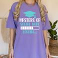 Masters Of Social Work Loading MSW Graduation Future Social Women's Comfort Colors T-Shirt Violet