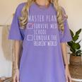 Med School Student Future Doctor Graduation Women's Comfort Colors T-Shirt Violet