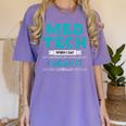 Med Tech Medical Technician Gag Lab Graduation Premium Women's Comfort Colors T-Shirt Violet