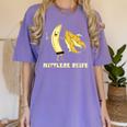 Medium Mature Banana Banana Real School Graduation Celebrations Women's Comfort Colors T-Shirt Violet