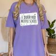 Middle School Graduation Shirts Graduate Grad Women's Comfort Colors T-Shirt Violet
