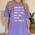 Middle School Graduation Women's Comfort Colors T-Shirt Violet