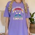 Middle School Level Complete Gamer Class Of 2024 Graduation Women's Comfort Colors T-Shirt Violet