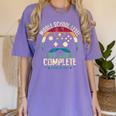 Middle School Level Complete Gamer Class Of 2025 Graduation Women's Comfort Colors T-Shirt Violet