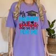 My Mommy Is A Graduate Shirt Matching Family Graduation Women's Comfort Colors T-Shirt Violet