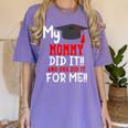 My MOMMY Did It Graduation Shirt Of Kids Nurse Graduation Women's Comfort Colors T-Shirt Violet