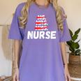 MsMrs Miss NURSE Nursing Graduation Women's Comfort Colors T-Shirt Violet