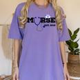 Murse Est 2018 Male Nurse Graduation Women's Comfort Colors T-Shirt Violet