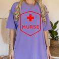 Murse Shirt Perfect For Male Nurse Graduation Women's Comfort Colors T-Shirt Violet