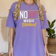 Music Major Student Shirt Graduation College Women's Comfort Colors T-Shirt Violet