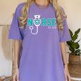New Grad Nurse Graduation For RN & LPN Women's Comfort Colors T-Shirt Violet