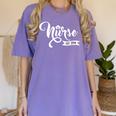 New Nurse 2018 Nursing School Graduate Graduation Shirt Women's Comfort Colors T-Shirt Violet