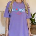 New Nurse Est 2018 T-Shirt Nursing School Graduation Women's Comfort Colors T-Shirt Violet