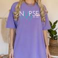 New Nurse Est 2019 TShirt School Graduation Nursing Women's Comfort Colors T-Shirt Violet